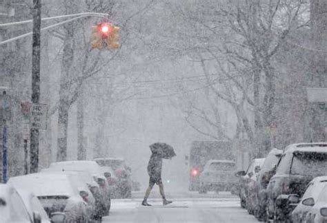 Another Snowstorm Hits The Northeast Threatens More Outages