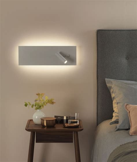 Led Backlit Bedside Wall Light And Reading Light Bedside Wall Lights