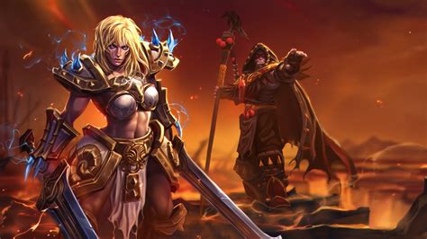 Fondos De Pantalla Chica Rubia Guerrera World Of Warcraft 1920x1080