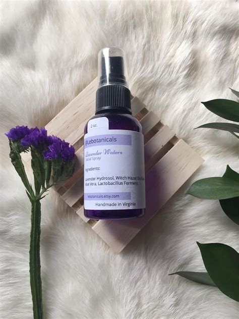 Lavender Water Lavender Facial Spray Lavender Face Mist Lavender