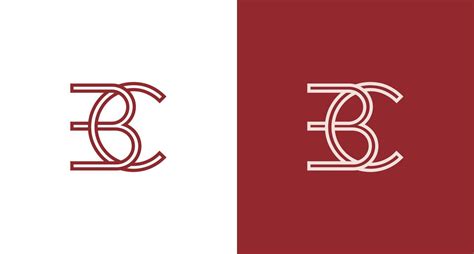 Minimal Elegant Connected Letter BC Monogram Logo Vector Art At Vecteezy