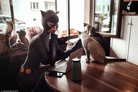 Catwoman With Cats By Kamiko Zero On Deviantart