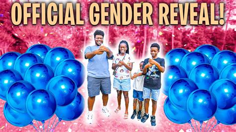 official gender reveal youtube