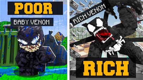 Minecraft How To Become Poor Venom To Rich Venom Mod Symbiote Mod