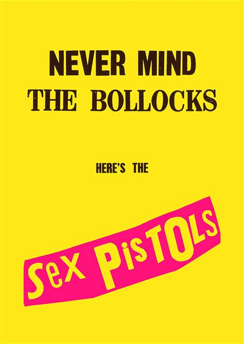 Sex Pistols Never Mind The Bollocks Punk A4 Art Print On Etsy