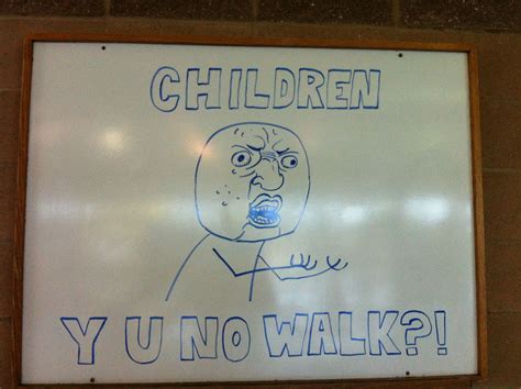 Y U No Walk?! | Rage comics, Rage faces, Rage