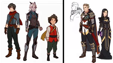 Early Character Concept Art By Ctchrysler Rthedragonprince