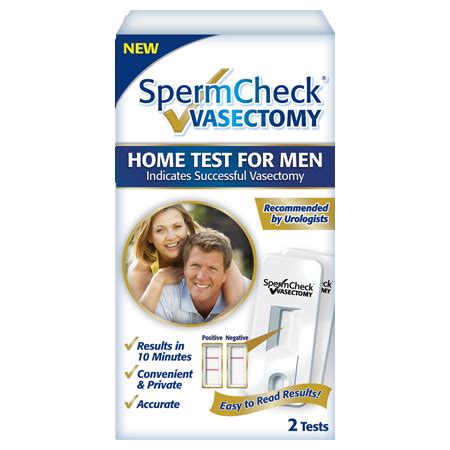Learn more about common causes of infertility & find a doctor that's right for you. SpermCheck® Vasectomy Test Kits available in the United ...