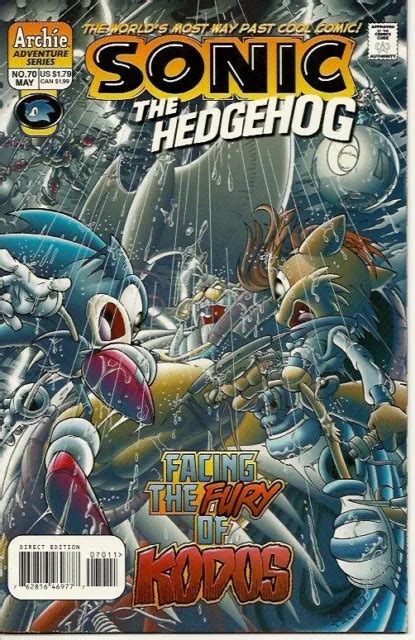 Sonic The Hedgehog Archie Adventure Series Comic No 70 May Archie Sega