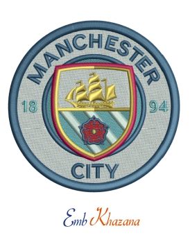 Download the vector logo of the manchester city fc brand designed by shordikapps in adobe® illustrator® format. Manchester City Fc Logo Embroidery Design