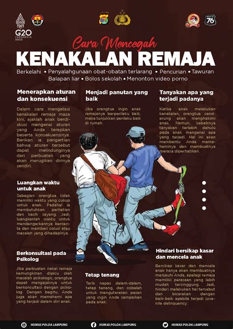 Penyebab Kenakalan Remaja Dan Cara Mencegahnya Tribratanews Lampung