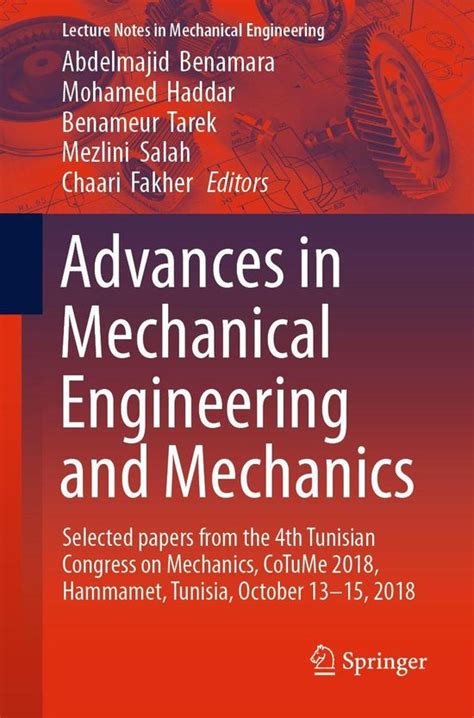Lecture Notes In Mechanical Engineering Advances In Mechanical