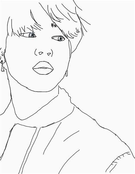 Jimin Coloring Coloring Pages