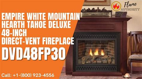 Empire White Mountain Hearth Tahoe Deluxe 48 Inch Direct Vent Fireplace