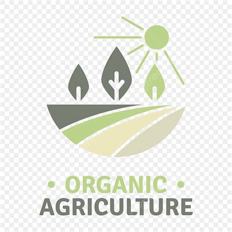 Organic Agriculture Vector Png Images Green Organic Agriculture Logo