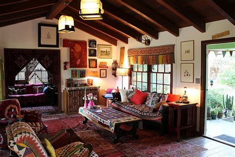 Bohemian Style Interiors Living Rooms And Bedrooms