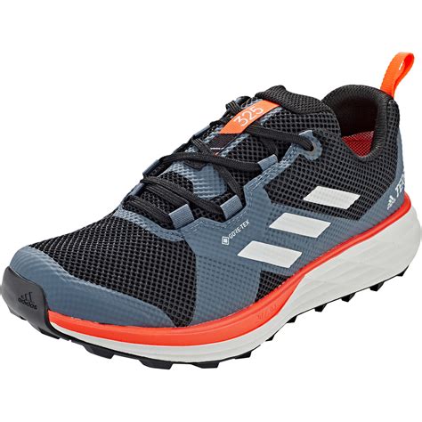 Adidas Terrex Two Gore Tex Trail Running Shoes Men Core Blackgrey Two