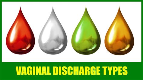 Vaginal Discharge Types White Clear Watery Brown Bloody Yellow And Green Discharge Youtube