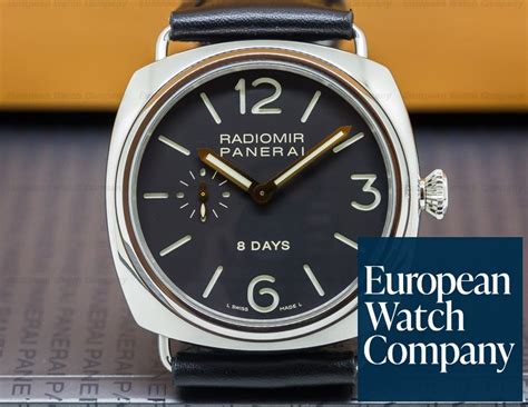 Panerai Pam00190 Radiomir 8 Days Manual Wind Ss 27234 European