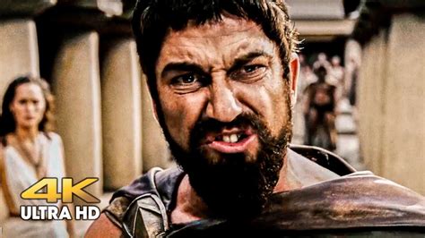 This Is Sparta King Leonidas Receives The Persian Envoy 300 YouTube