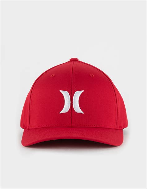 Hurley One And Only Mens Flexfit Hat Red Tillys