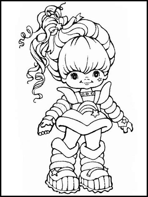 Rainbow Bright Coloring Page Free Rainbow Brite Coloring Pages My XXX