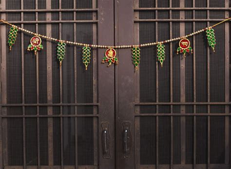 Buy Online Auspicious Bandarwaltoran Decorative Metal Door Hanging
