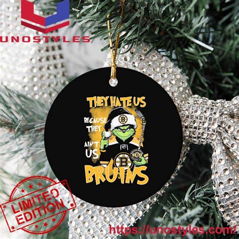 Unostyles Fashion LLC NHL Grinch Christmas They Hate Us Because Aint