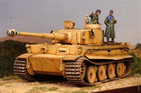Tiger I Afrika North African Campaign Afrika Korps Tiger Tank Model
