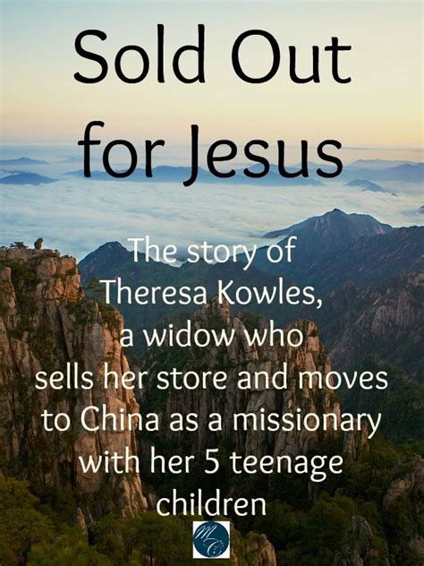 Sold Out For Jesus Jesus Book Spiritual Words Missionary Quotes