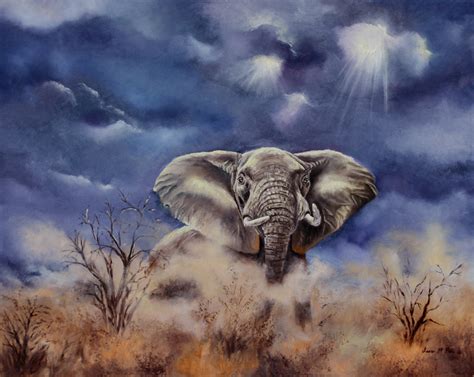 Susan M Hall Gallery African Wildlife Paintings In Water Colours Or