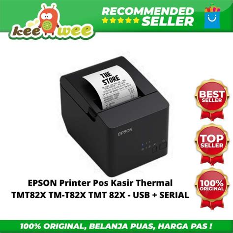 Jual Epson Printer Pos Kasir Thermal Tmt82x Tm T82x Tmt 82x Usb Serial Di Seller Keewee Shop