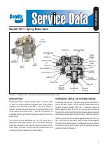 Bendix Commercial Vehicle Systems Sr Spring Brake Valve Manuals