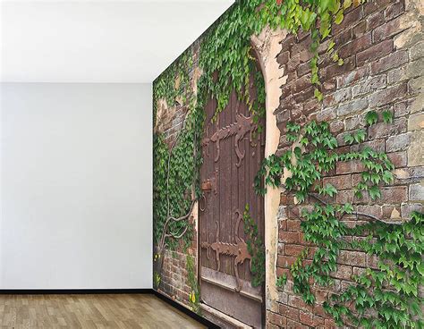 Self Adhesive ‘secret Garden Wallpaper Mural Contemporary Wall