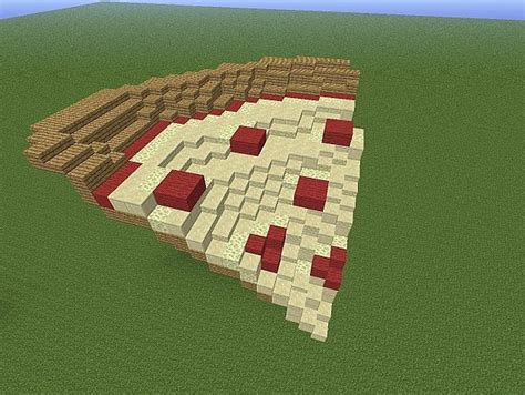 Pizza Sculpture Minecraft Project Minecraft Pixel Art Minecraft