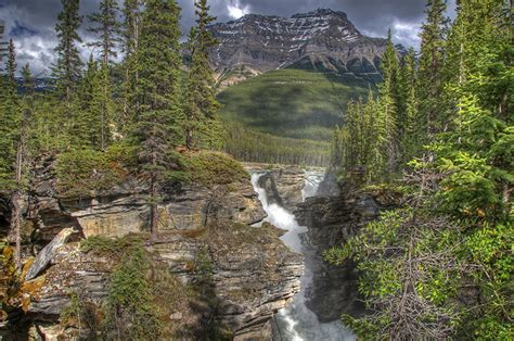 Fondos De Pantalla Parque Canadá Montañas Cascadas Roca árboles Banff