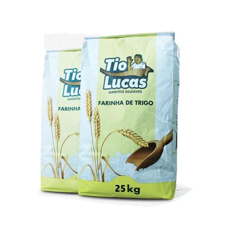Farinha De Trigo “tio Lucas” Saco 25kg Shop Semlim Mercados Sem