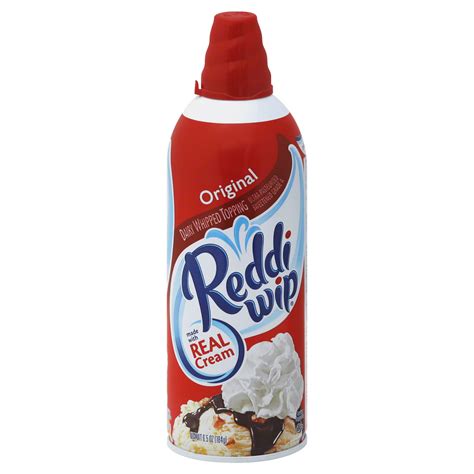 Reddi Wip Topping Whipped Cream Aerosal 65 Oz Shop Your Way Online