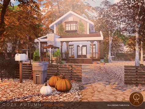 Sims 4 Ccs The Best Cozy Autumn By Pralinesims Sims Haus Sims 4