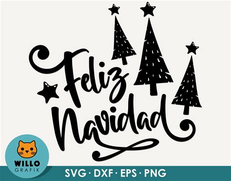 Feliz Navidad Svg Feliz Navidad Letras Digital Descargar Etsy España