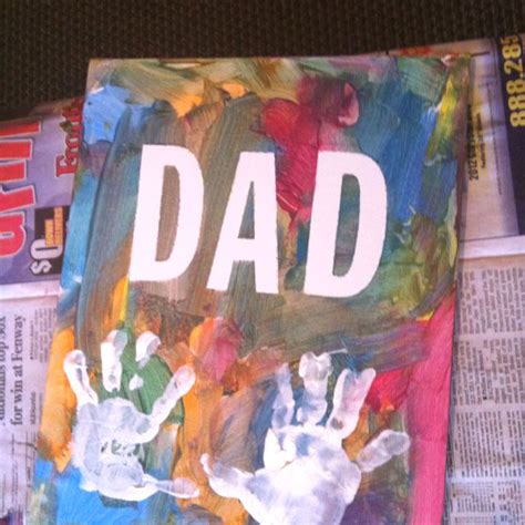 For sons and daughters, their father often appears to be a superhero to them; Father's day gift from a toddler! Easy and cute. | Fathers ...