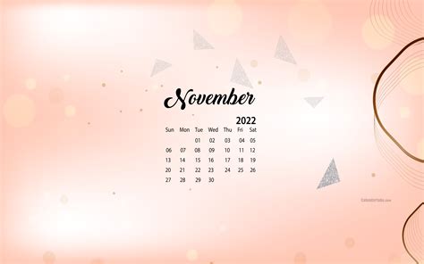 Discover More Than 60 November 2022 Calendar Wallpaper Best Incdgdbentre