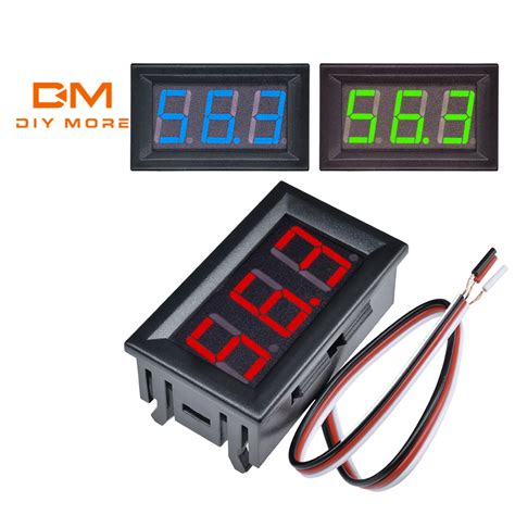 Diymore Volt Metro Com Display Digital Led Polegadas Wire Dc