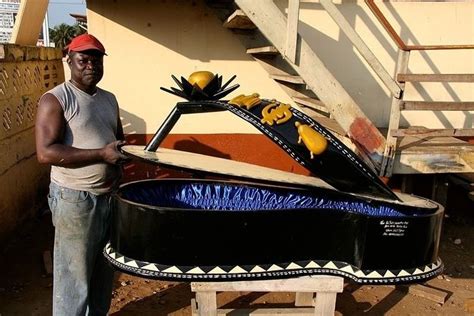 The Fantastical Coffins Of Legendary Ghanaian Artist Paa Joe Artsy Coffin Ghana Funeral