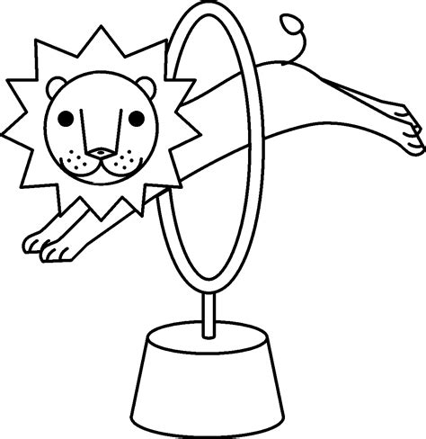 Baby Circus Animals Coloring Pages