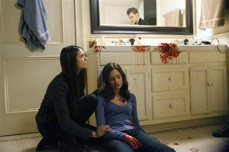 Torrey Devitto And Nina Dobrev In The Vampire Diaries 2009 Serie The