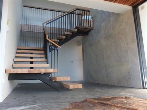 Steel stairs wood stairs stairs window wooden staircases stairways seattle homes floating staircase modern stairs interior. Modern Industrial Interior Design in the Home | Ackworth House