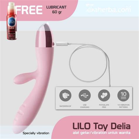 Jual Lilo Toy Delia Alat Pijat Getar Mandiri Alat Bantu Seks Vibrator