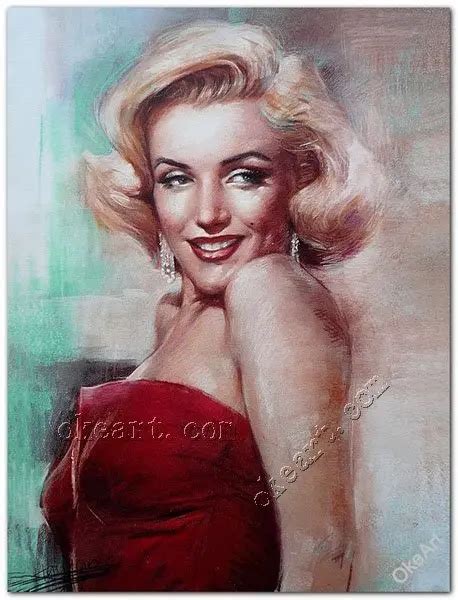 Marilyn Monroe Portrait Prints On Canvas American Actress Female Star Free Hot Nude Porn Pic