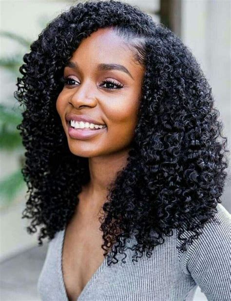 Luwigs B C Afro Kinky Curly Clip In Hair Extension Natural Color African American Brazilian
